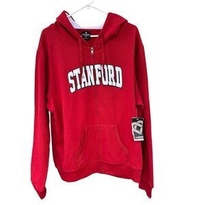 Colosseum 2XL Stanford University Red Full Zip Hoodie‎ NCAA